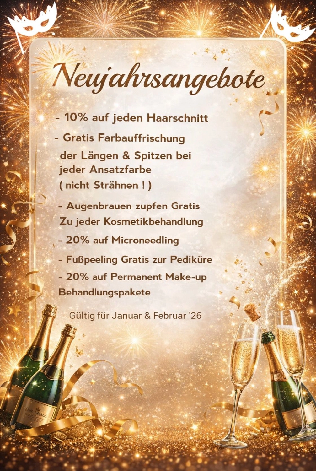 Beauty-Pavillion – Schönheitssalon – Dezemberangebot